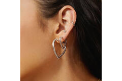  Sunny Sparkler - Earrings - Silver / Rhodium plated - 2cm